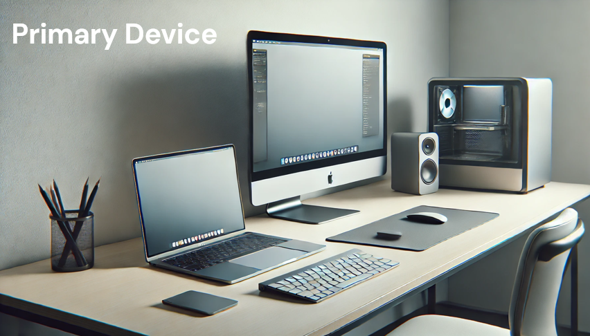 Screenshot showing required devices
