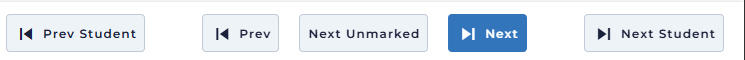 Bottom navigation bar showing Prev, Next Unmarked, and Next buttons